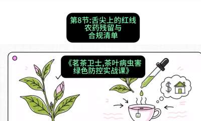 第08节：舌尖上的红线&mdash;&mdash;农药残留与合规清单，课程：《茗茶卫士&mdash;&mdash;茶叶病虫害绿色防控实战课》#识农AI